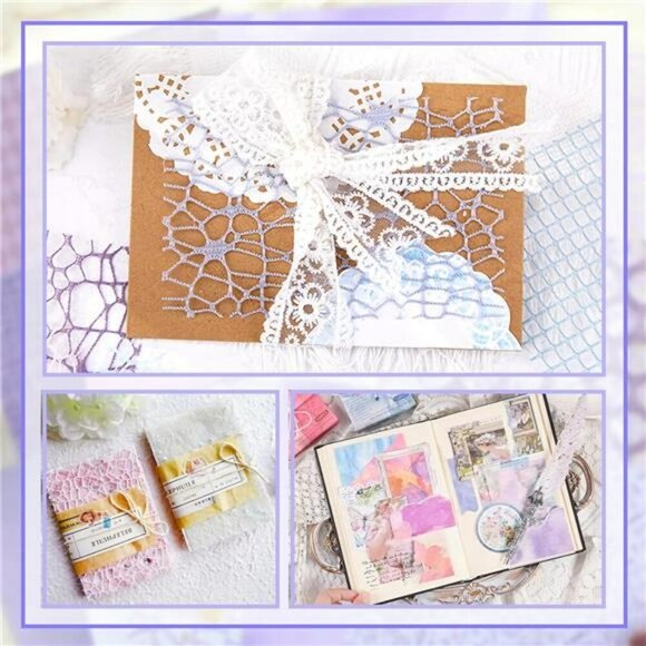 30 Pcs Textured Scrapbook Paper Set 5x7 DIY Journal Card Making Craft Kit - Picture 5 of 8